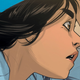 Hazel, the tritagonist of Saga, older and on the run in Saga #55.